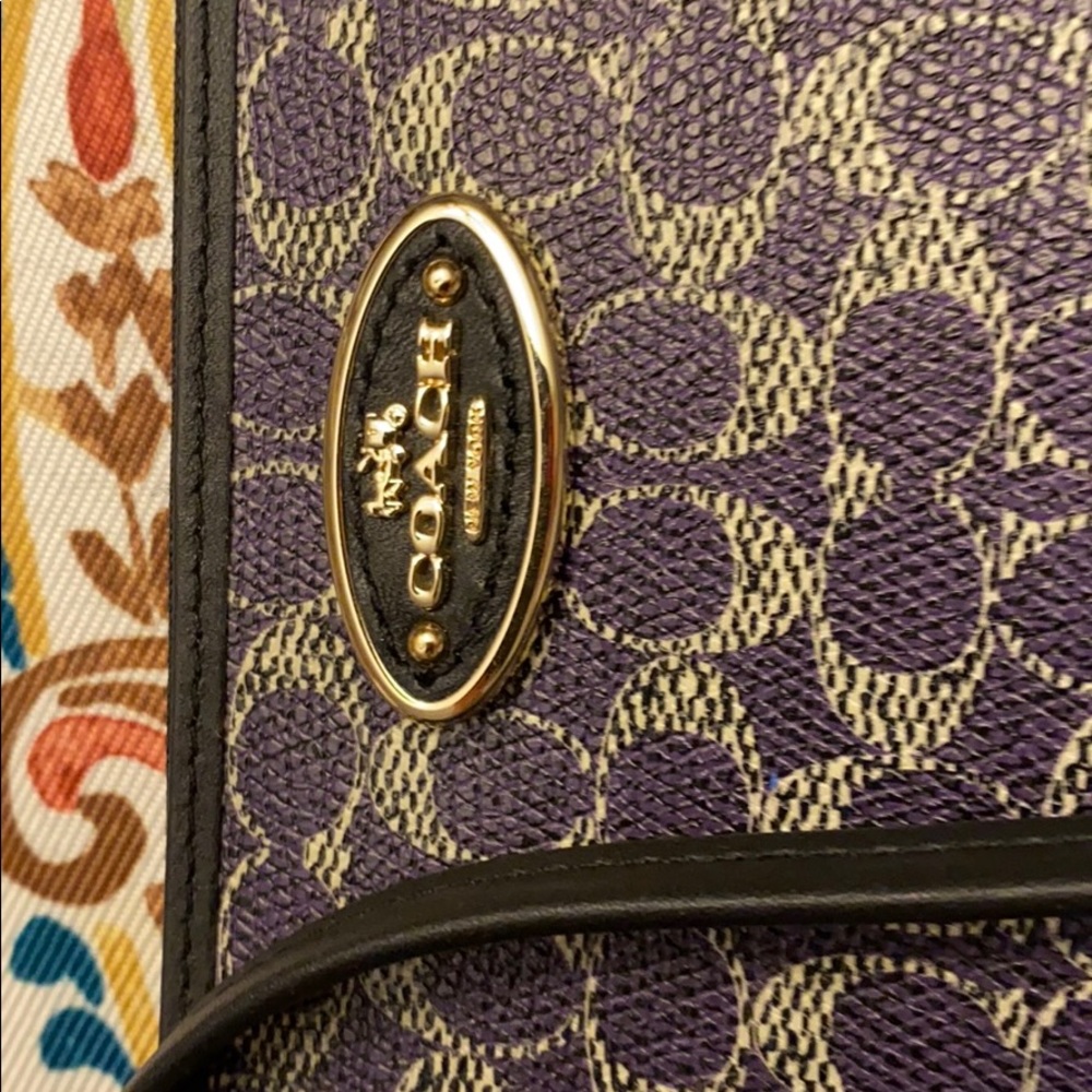 LEATHER COACH SIGNATURE WRISTLET